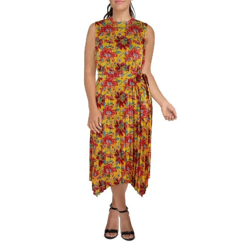 Women's Trendy Attire Tahari ASL Womens Floral Print  Midi Dress