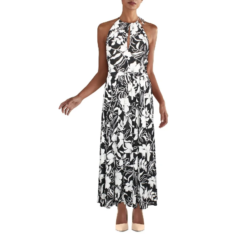 Women's Formal Event Outfit Polo Ralph Lauren Womens Floral Maxi Halter Dress