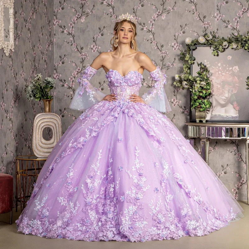 Women's Stylish Outerwear Long Quinceanera Dress Sweet 16 Ball Gown