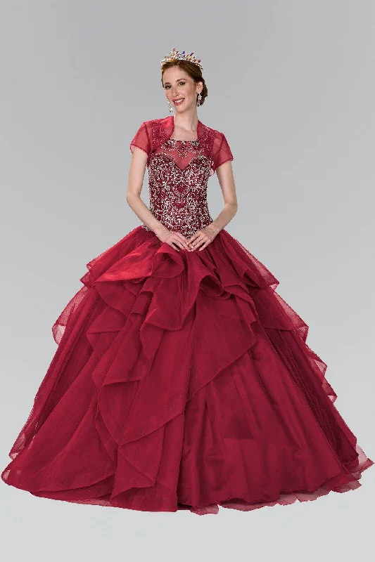 Sale For Women Quinceanera Sweethearted Ball Gown with Bolero