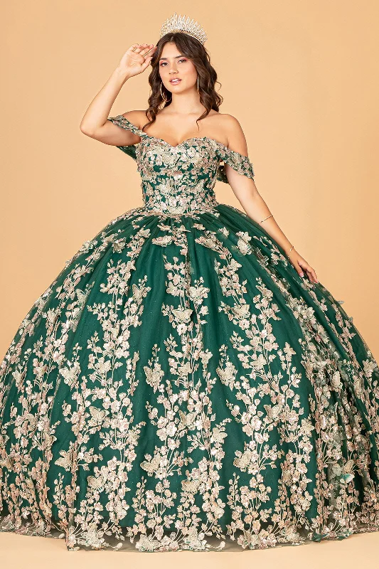 Seasonal Women's Fashion Trends Long Off Shoulder Ball Gown