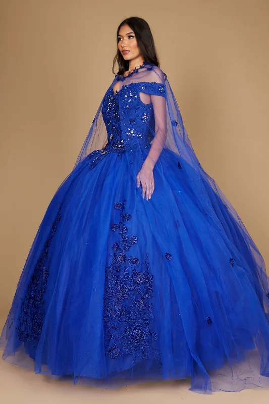 Casual and Comfortable Outfits Long Off Shoulder Quinceanera Ball Gown