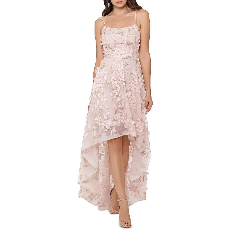 High Street Women's Fashion for Trendy Shoppers Xscape Womens Floral Metallic Evening Dress