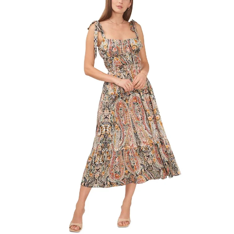 Women's Active Clothing 1.State Womens Floral Long Maxi Dress