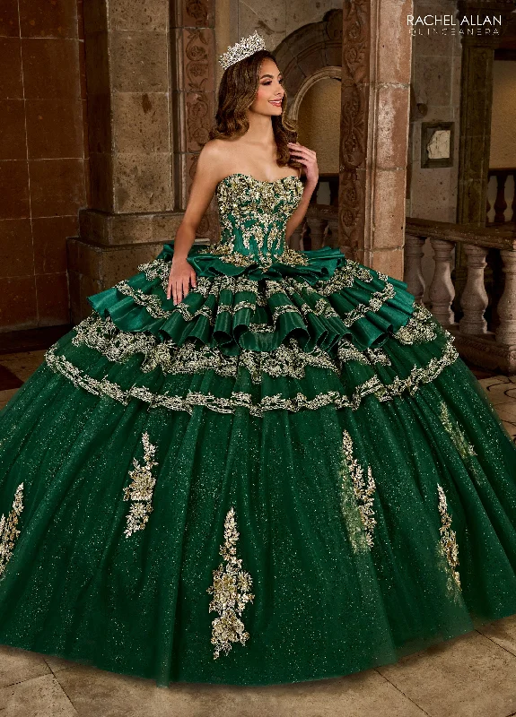 Women's Clothing Sale Rachel Allan RQ5003 Long Quinceanera Applique Ball Gown