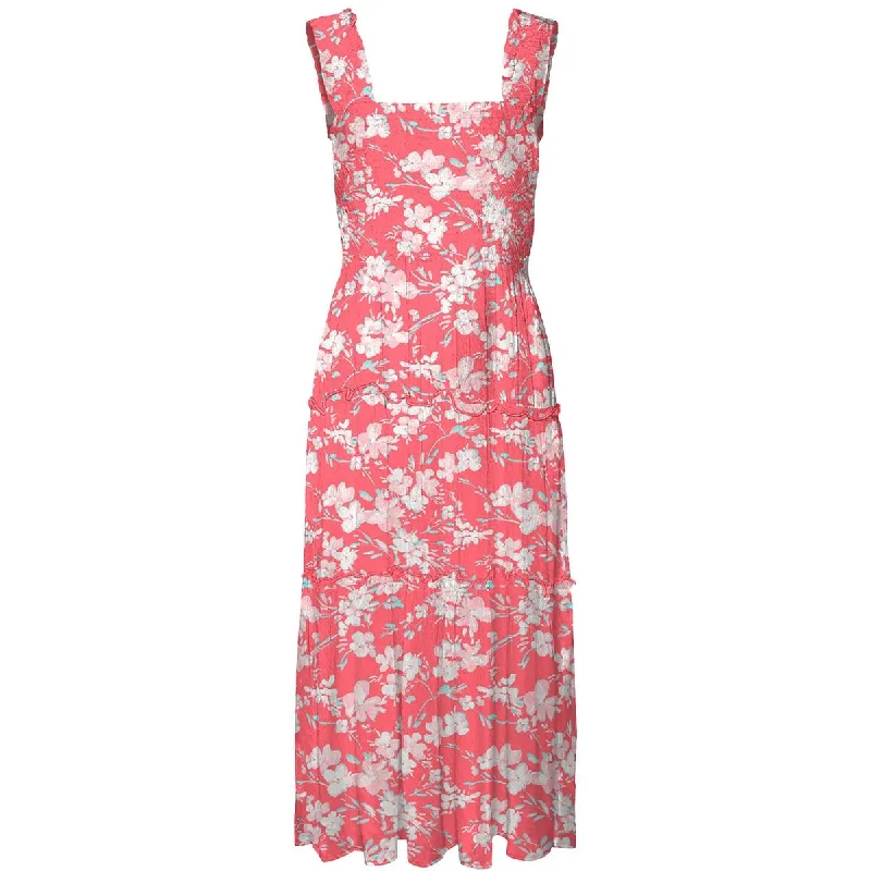 Exclusive Discount Vero Moda Womens Floral Print Smocked Sundress