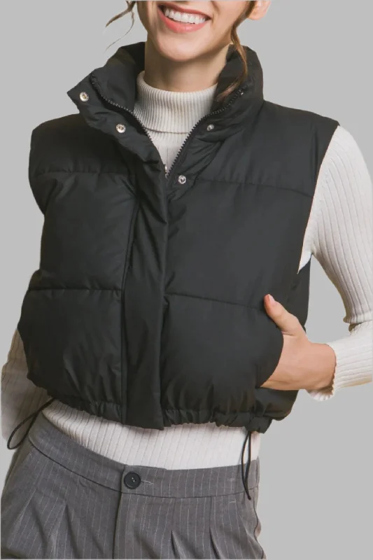 Women's Vintage Clothes Puffer Vest