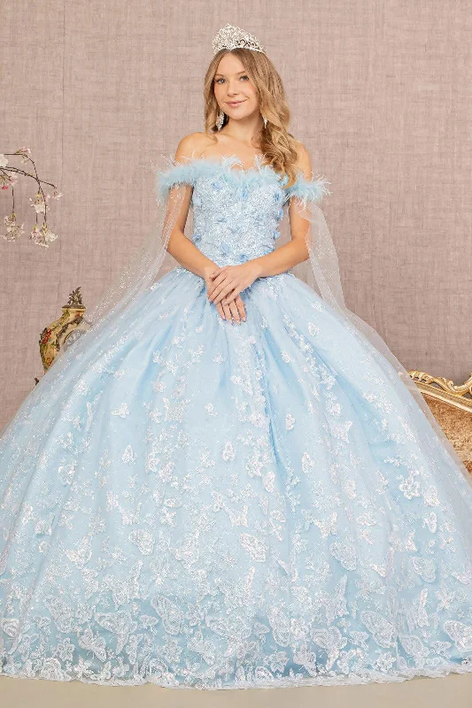 Women's Clothing For Special Occasions Long Quinceanera Dress Off Shoulder Ball Gown