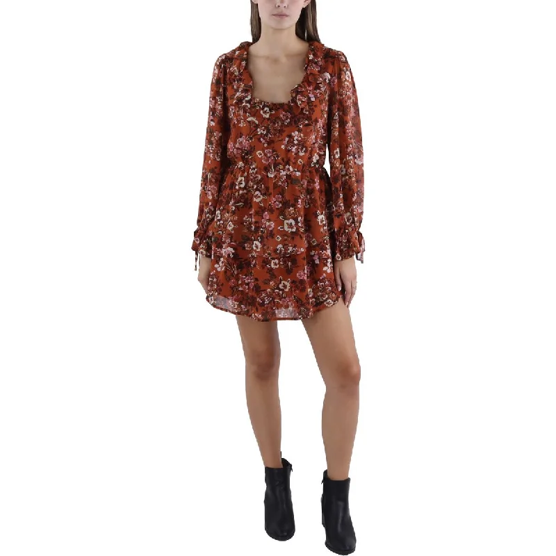 Women's Attire Lost + Wander Womens Floral Print Above Knee Mini Dress