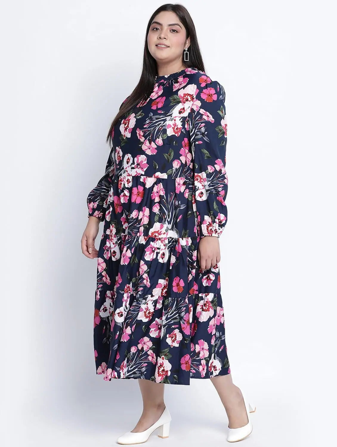 Women's Clothing for Every Occasion Party Hep Floral Print Plus Size Wpomen Dress