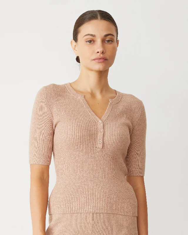 Clothing Online Softknit Rib Waffle Henley