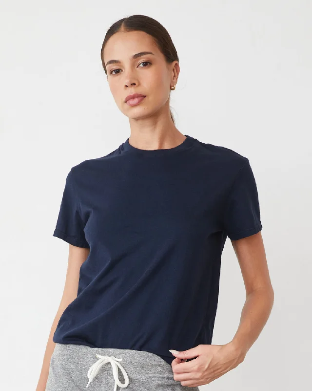 Women's Casual Outfit Basic Crew Neck Tee