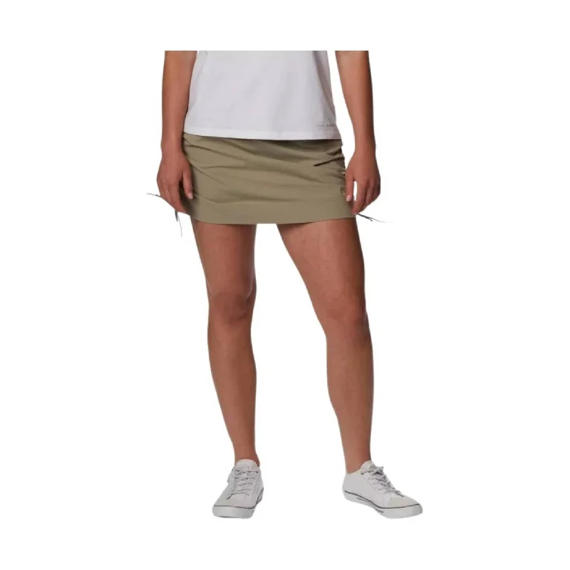 Women's Online Clothing Boutique Columbia Women's Anytime Casual Skort - Tusk - ONLINE STORE CREDIT/EXCHANGE ONLY