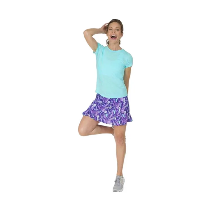 VIP Member Discount Tasc Women's Rhythm Skirt 13in - Purple Tropics FINAL SALE!