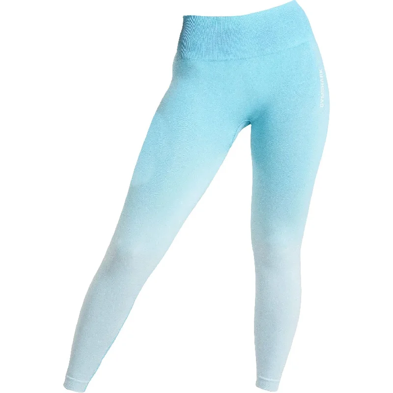 Women's Comfortable Lounge Outfit Gymshark Adapt Ombre Seamless Womens Long Training Tights - Blue