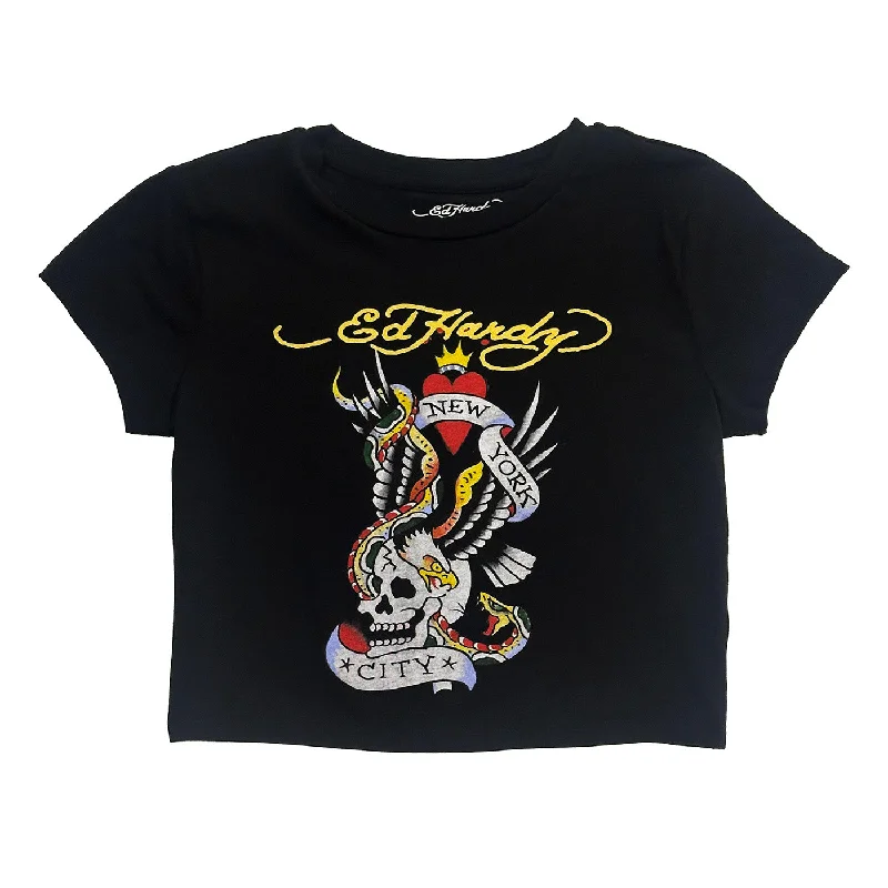 Stylish And Comfortable Clothing For Women NYC Skull Baby Tee