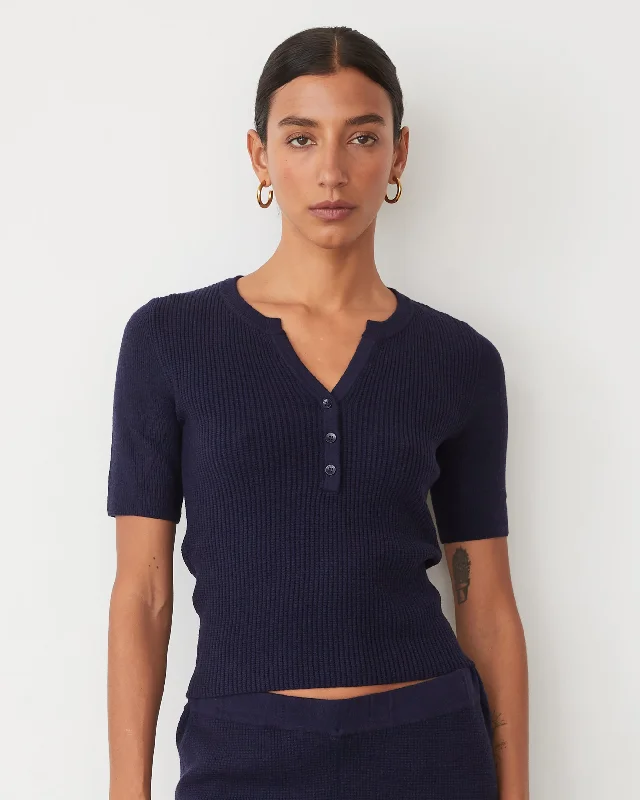 Sale Clearance Softknit Rib Waffle Henley