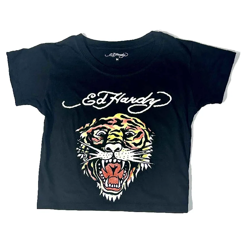 Timeless Women's Clothing Retro Tiger Baby Tee