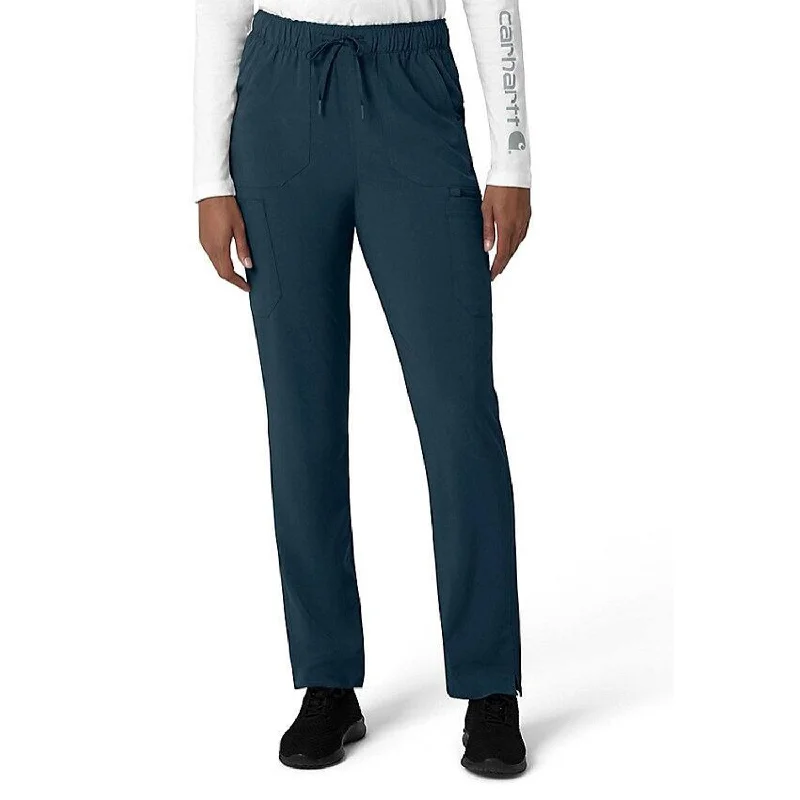 Women's Everyday Clothes Carhartt Women's Force Cross Flex 7-Poket Cargo Scrub Pant_Navy