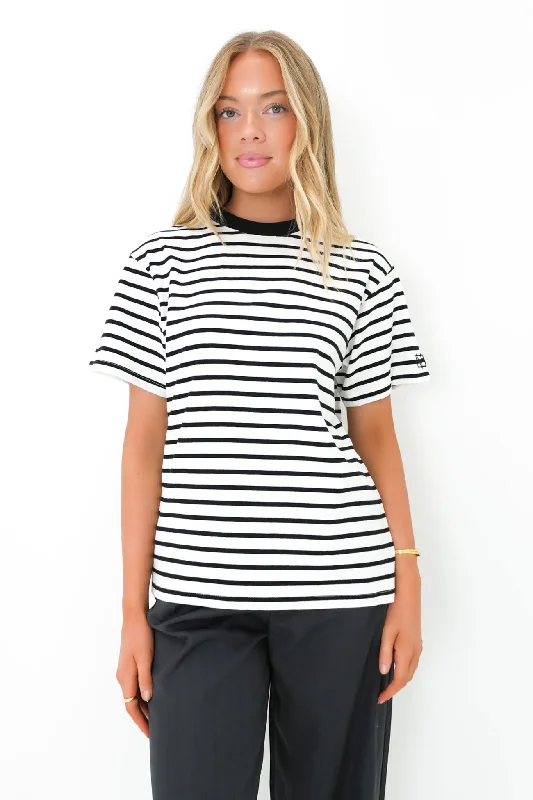 Online Impressions Boutique Eve Basic Tee Stripe