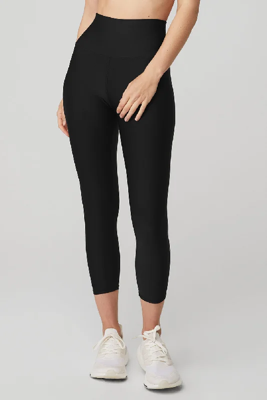 Clothing Store High-Waist Airlift Capri - Black