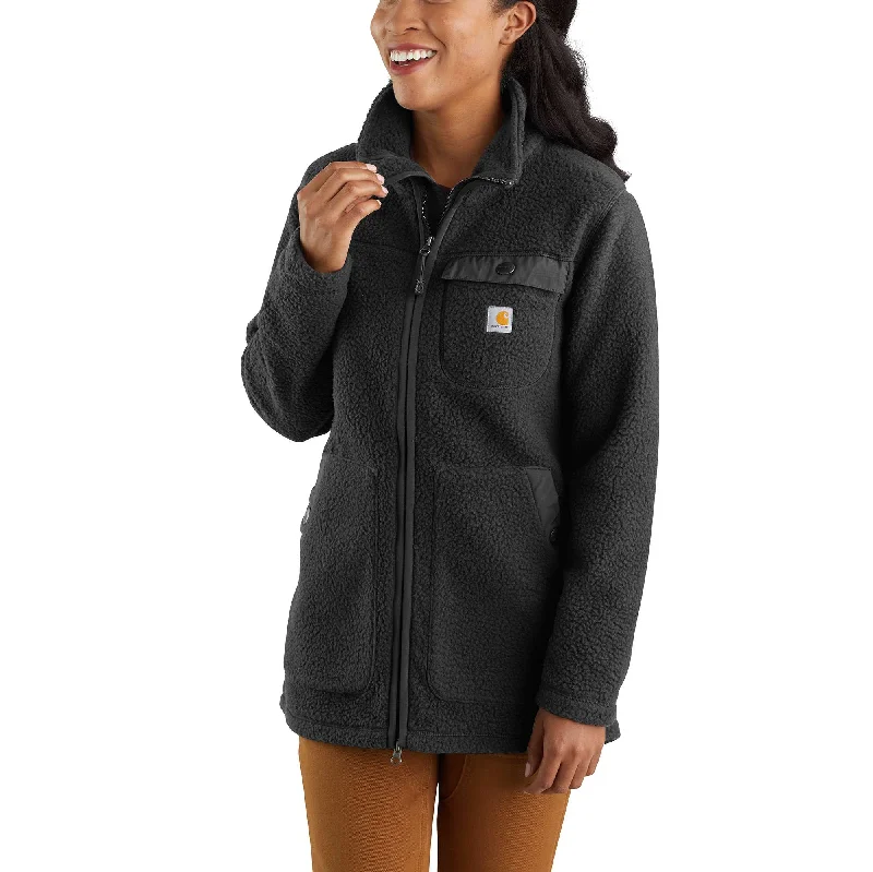 Flash Discount Relaxed Fit Fleece Coat