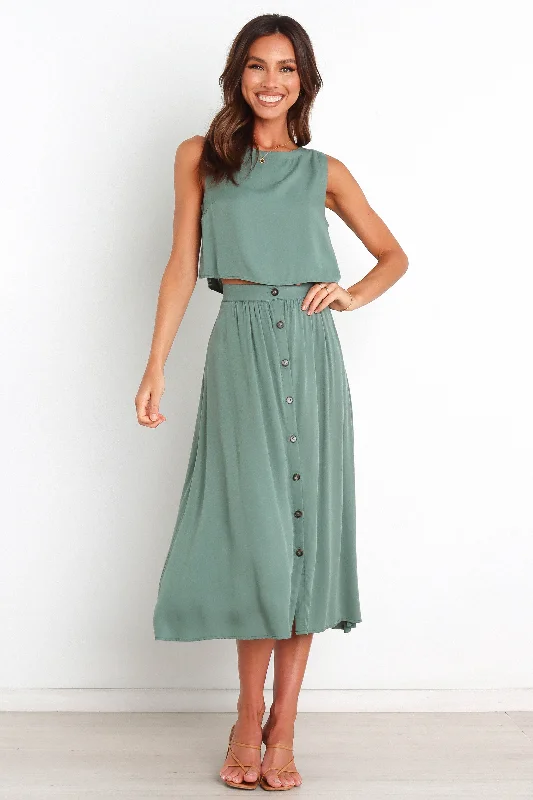 Luxury Women's Fashion Ava Skirt - Green