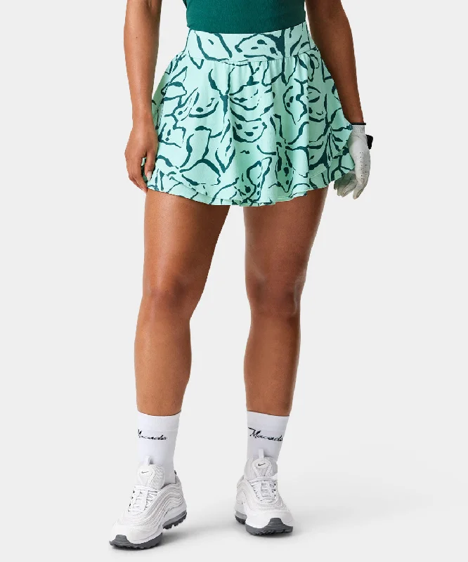 Online Shopping Boutiques Cleo Mint Floral Tour Skirt