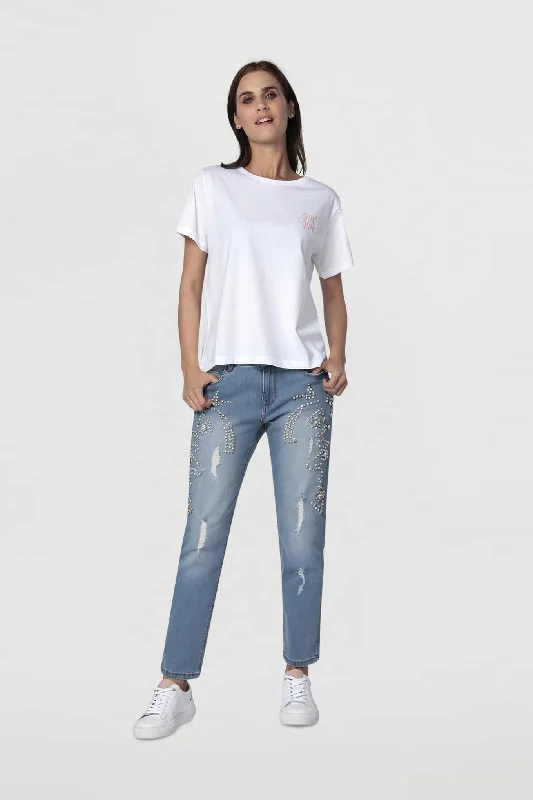 Women Online Clothing Boutiques Women's Casual Loose Fit Jeans