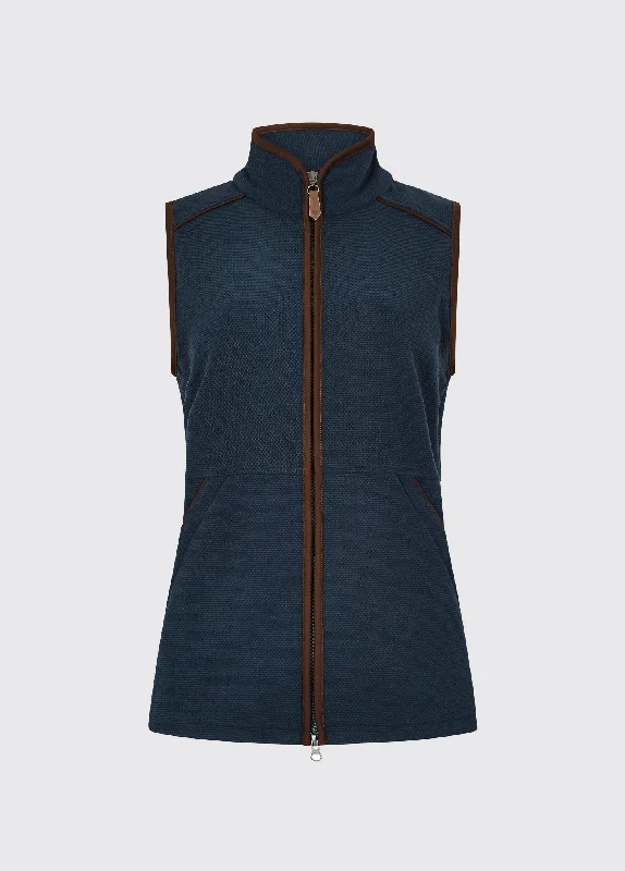 Modern Women's Apparel Carbury Women's Fleece Gilet - Navy