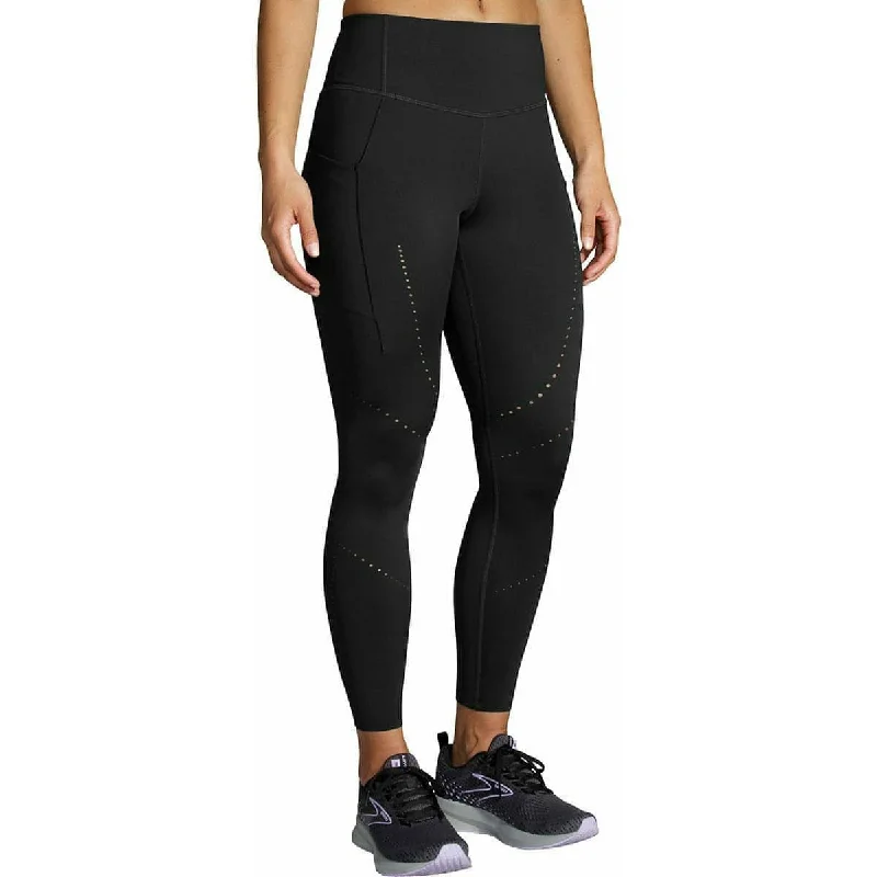 Casual and Comfortable Outfits Brooks Method Womens 7/8 Running Tights - Black