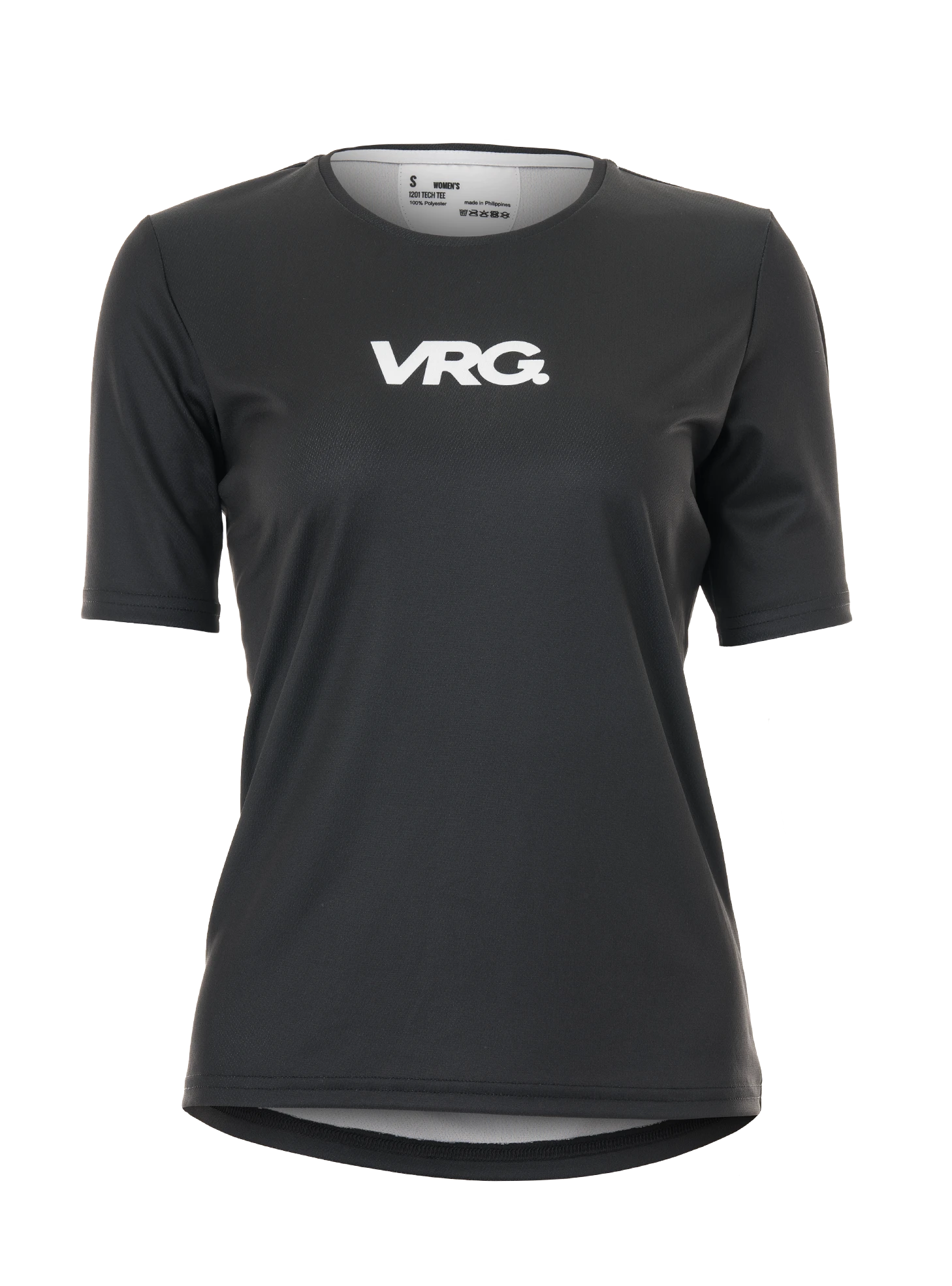 Women's Athletic Clothes 1201 VRG TECH TEE BLACK - WOMEN