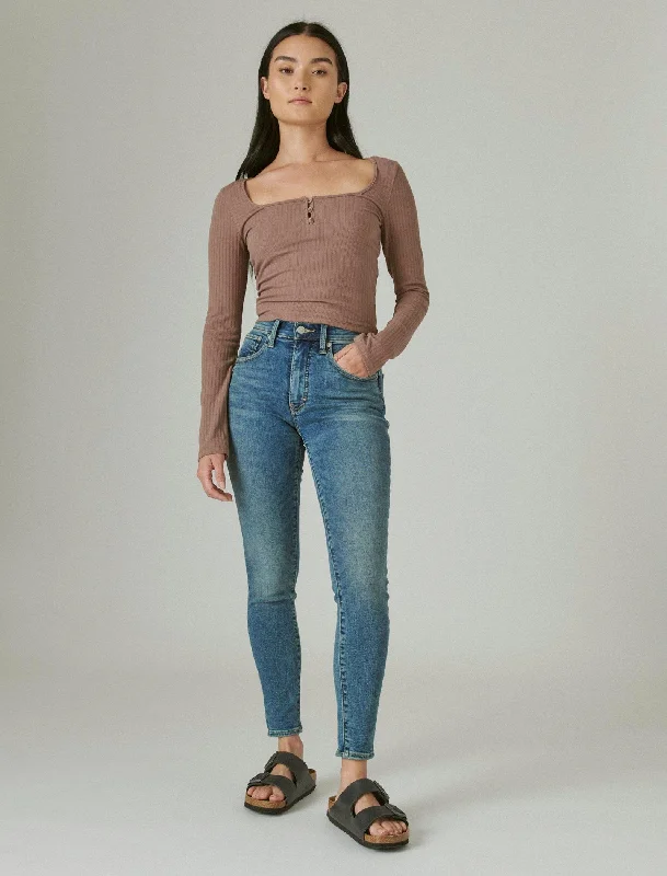 Online Impressions Boutique Lucky Brand Women's High Rise Bridgette Skinny