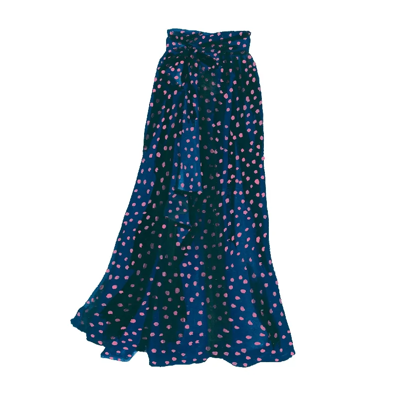 Women's Clothes For Outdoor Events The Belted Polka Dot Skirt