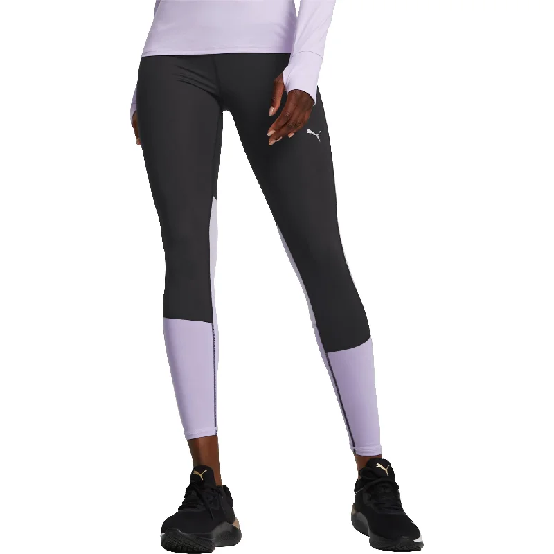 Women's Formal Event Outfit Puma Run Favourite Regular Rise Womens Long Running Tights - Black