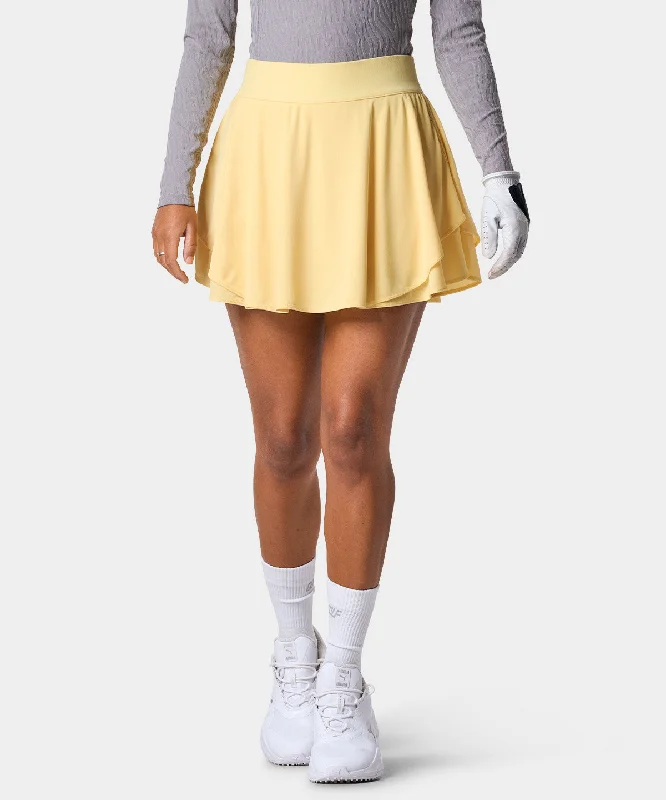 Comfortable Casual Wear Cleo Yellow Tour Skirt