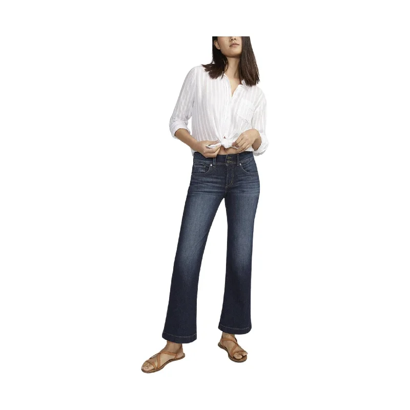 Women's Office Clothing Silver Jeans Women's Suki Mid Rise Trouser Jeans - Indigo FINAL SALE!