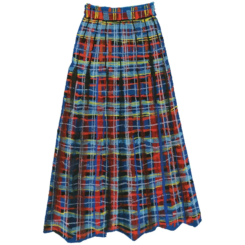 Fashionable Women's Clothing Forever Plaid Skirt