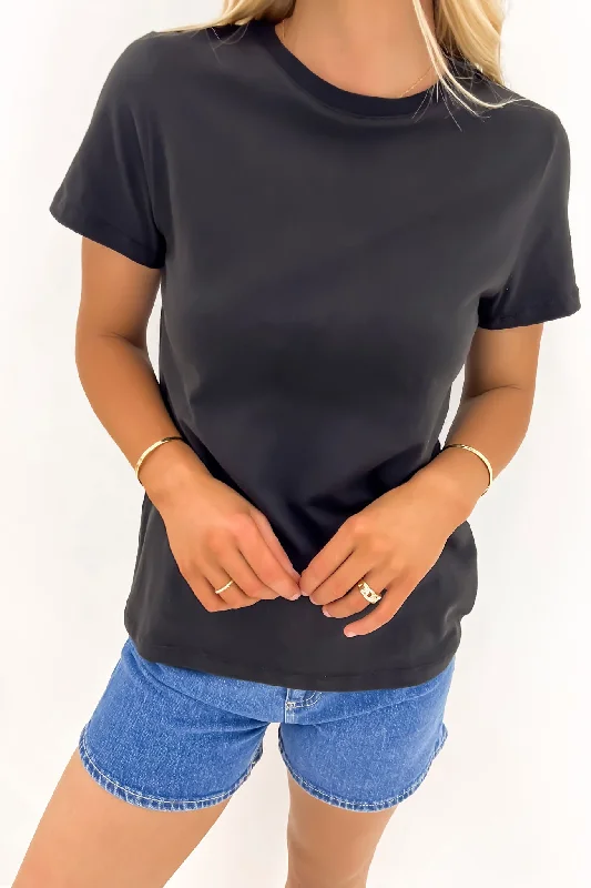 Casual Chic for Women Core Layering Tee Black