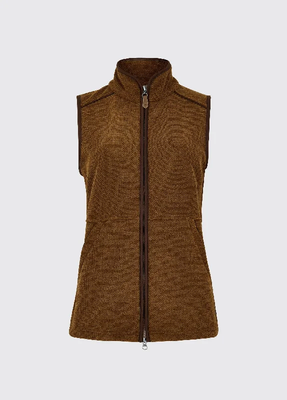 Fashion-forward Women's Clothing Carbury Women's Fleece Gilet - Walnut