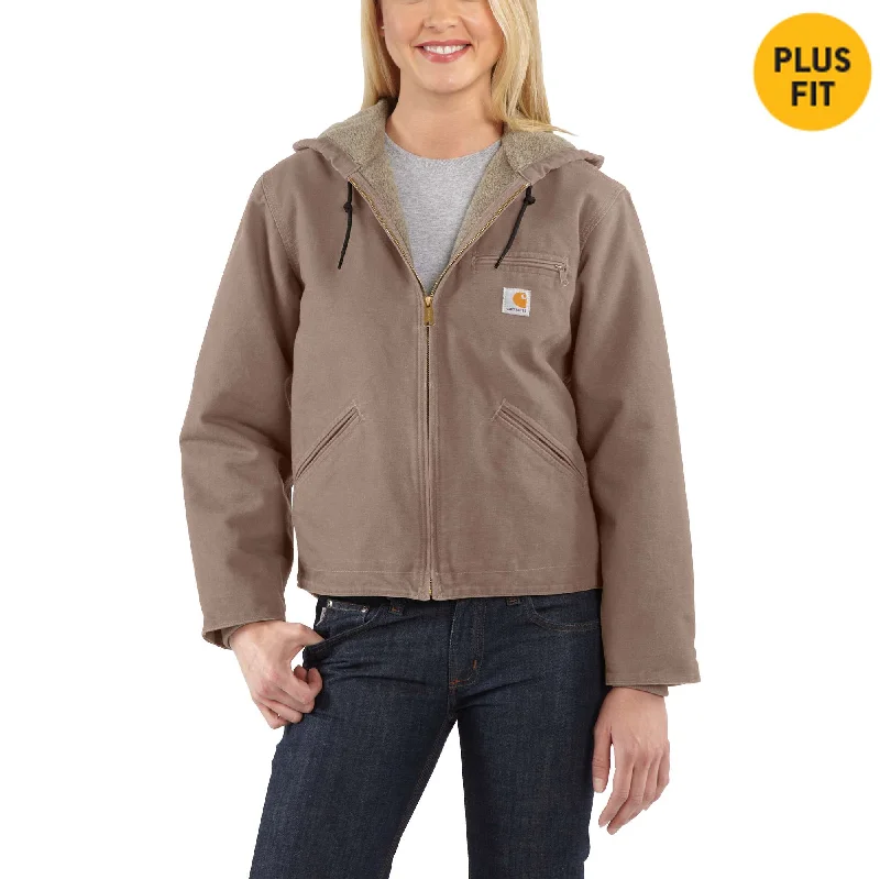 Elegant Women's Clothing Sandstone Sherpa-Lined Sierra Jacket