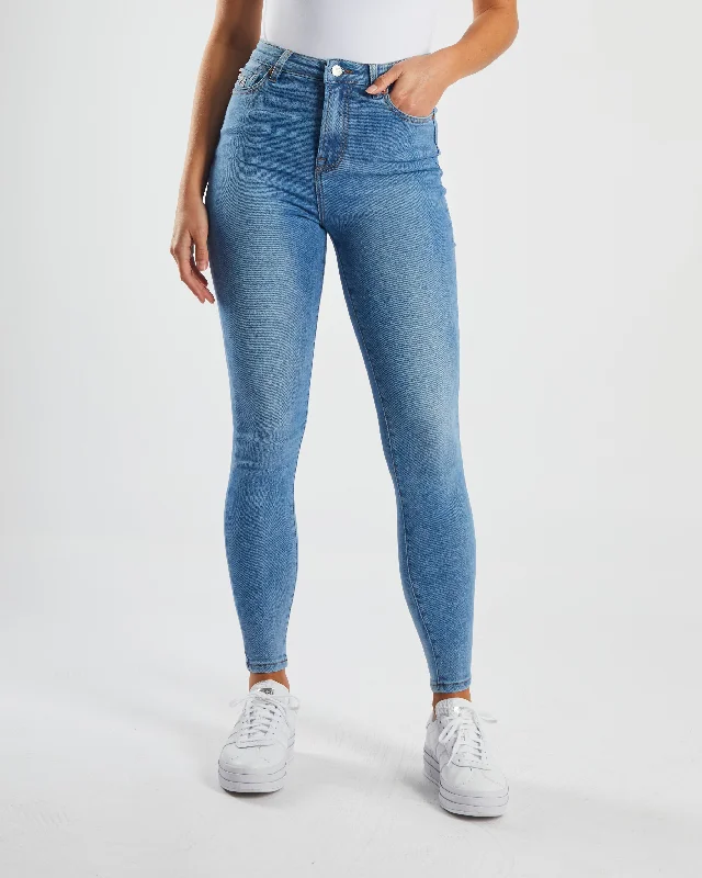 Affordable Online Boutiques Jessica High Rise Saphire Blue