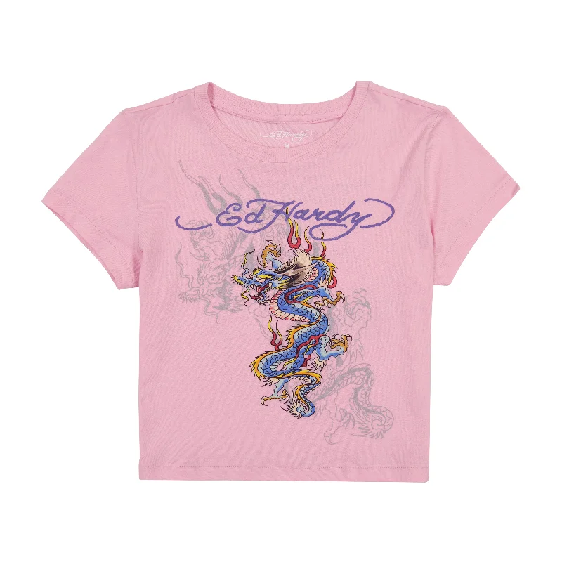 Women's Clothes For Outdoor Events Dragon Baby Tee