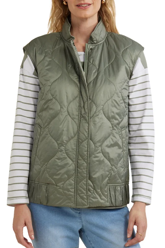 Designer Women's Fashion Online QUILTED VEST - YT24W6212