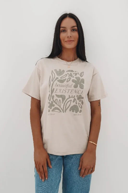 Best Online Clothing Boutiques Stencil Tee Natural