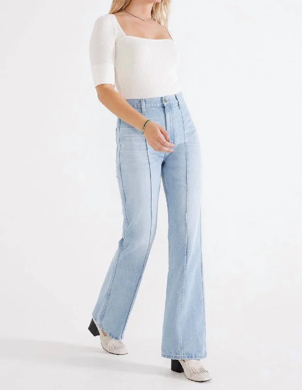 Clearance Sale Online Estilia Pintuck Trouser In Blue Reef