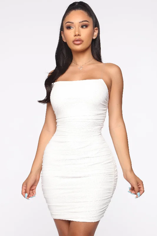 Clearance Sale Online Mesh Behavior Mini Dress - White