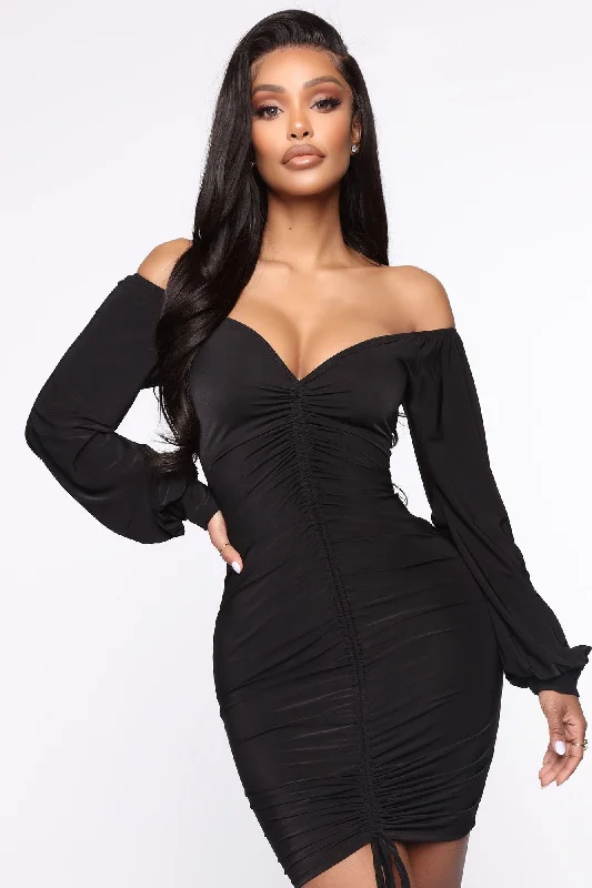 Women's Attire Fit Your Needs Mini Dress - Black