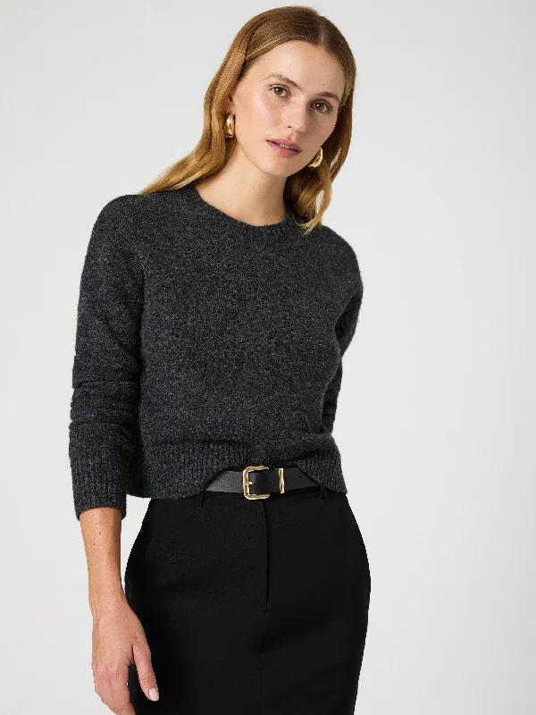 Casual and Comfortable Outfits Kesia Crew Neck Cropped Sweater