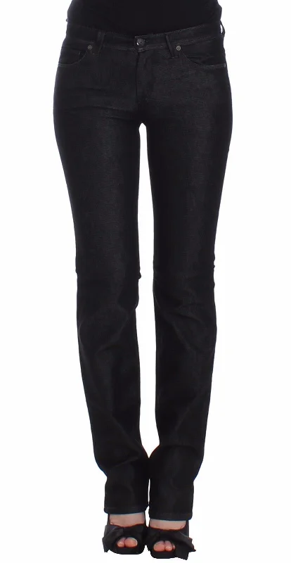 Women's Holiday Outfit Ermanno Scervino  Slim Jeans blue Pants Skinny Leg Women's Stretch